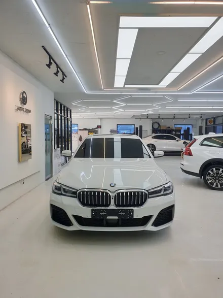 전주 썬팅 루마버텍스900 700 유리막코팅 잘하는곳 - BMW 520i / 전주 덕진구 장동