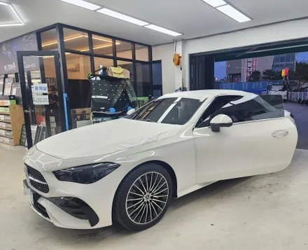 전주 후퍼옵틱 클래식썬팅 썬팅 벤츠 CLE200 cabriolet 에 시공 / 전주 덕진구 장동