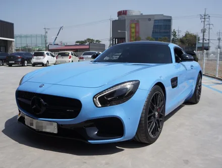 전주랩핑 벤츠GTS AMG 유광 스모키블루 / 전주 덕진구 장동