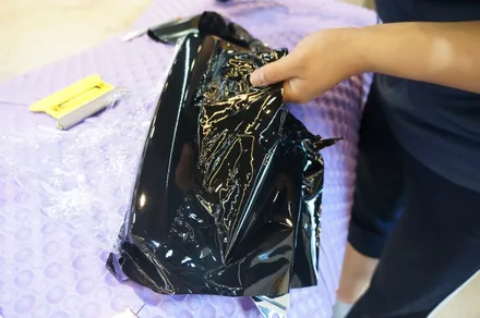 전주 바이크 블랙랩핑과  라이트필름으로 톤다운랩핑 / 전주 덕진구 장동