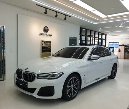 전주 썬팅 루마버텍스900 700 유리막코팅 잘하는곳 - BMW 520i / 전주 덕진구 장동