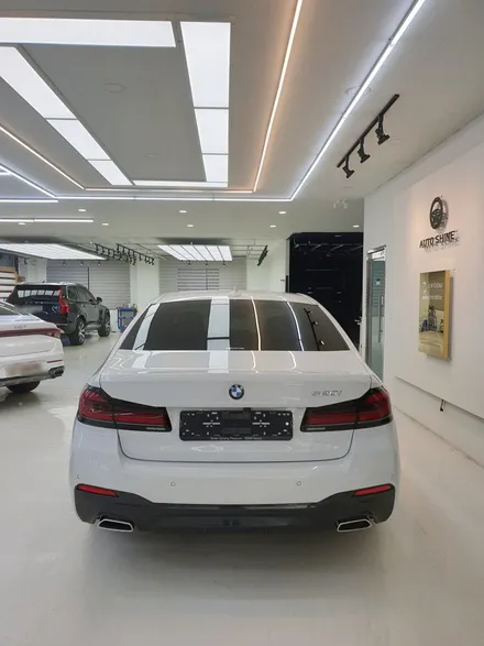 전주 썬팅 루마버텍스900 700 유리막코팅 잘하는곳 - BMW 520i / 전주 덕진구 장동