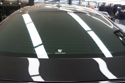 고급스러운 파랑색 썬팅 레이노 크로마9 BMW 620D 적용 결과 / 전주 덕진구 장동