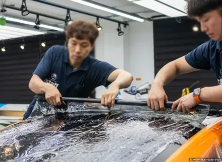 테슬라 모델3하이랜드 신차검수 썬팅 방음 유리막코팅 ppf필름시공까지 전주 신차패키지 좋아요 / 전주 덕진구 장동