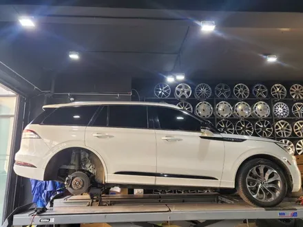 안산 시화 수입차 휠수리 전문점 링컨 에비에이터 다이아컷팅 휠 기스 수리 / 안산시 이동
