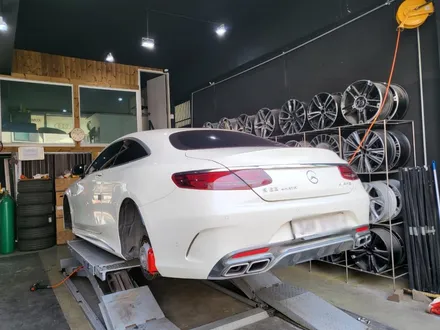 안산 휠도색 S63AMG 쿠페 버핑크롬 순정 휠 분체 도색 / 안산시 이동