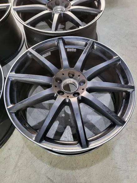 안산 휠도색 S63AMG 쿠페 버핑크롬 순정 휠 분체 도색 / 안산시 이동
