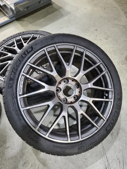 안산 수원 시화 벤츠 AMG GT 휠 분체도장 후 림끝 다이아몬드 컷팅 / 안산시 이동