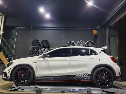 안산 휠수리 GLA 45 AMG 휠 분체 도장 수리 복원 / 안산시 이동