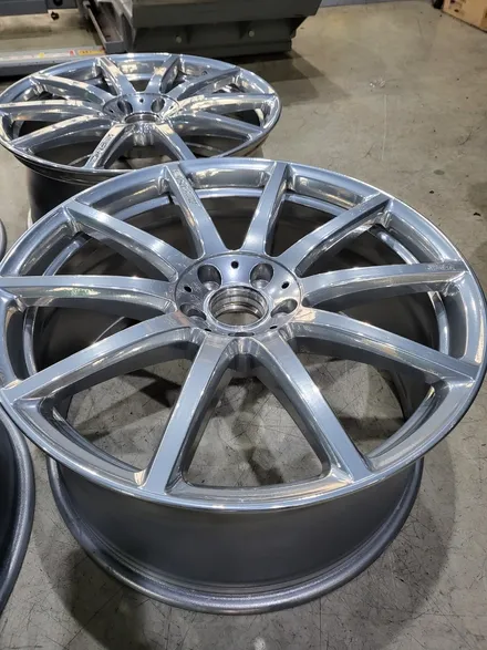 안산 휠도색 S63AMG 쿠페 버핑크롬 순정 휠 분체 도색 / 안산시 이동