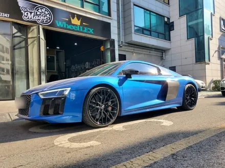 안산 휠도색 아우디R8 검정유광 순정 휠 분체 도장 도색 전문점 / 안산시 이동