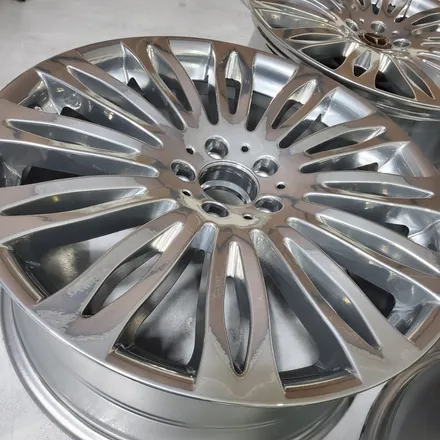 안산 휠 분체도색 신컬러 미러크롬 벤츠 S500 마이바흐 20인치 순정 휠 도색 복원 / 안산시 이동