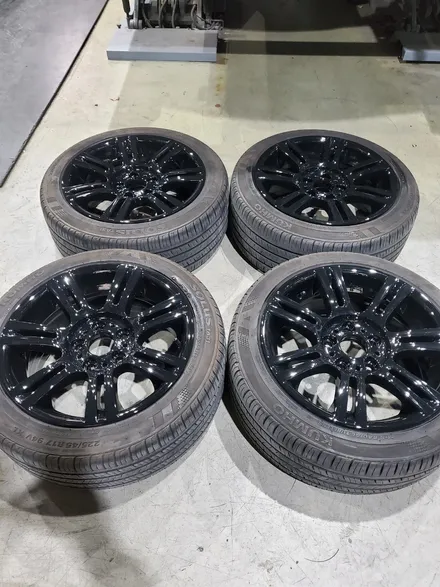 BMW 3시리즈 순정 휠 검정유광 하이그로시블랙 분체도장 / 안산시 이동