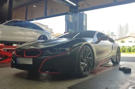 bmw i8 전기차 휠복원 대전봉타이어 / 대전 복용동
