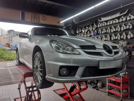 벤츠 SLK350 켈리퍼도장 대전봉타이어 / 대전 복용동