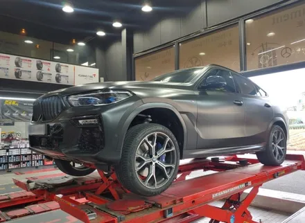 대전 다이아컷팅휠수리 BMW X6 주차스크래치 휠복원 / 대전 복용동