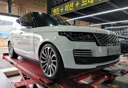대전 레인지로버 22인치 다이아컷팅휠수리 대전 봉타이어 / 대전 복용동