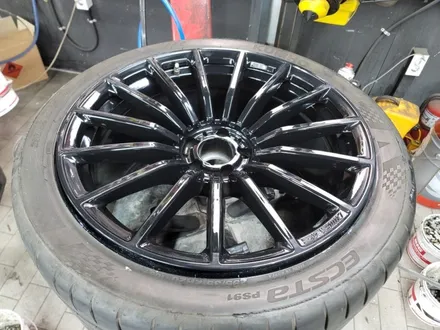대전 휠도색 벤츠AMG GT43 분체도색 / 대전 복용동