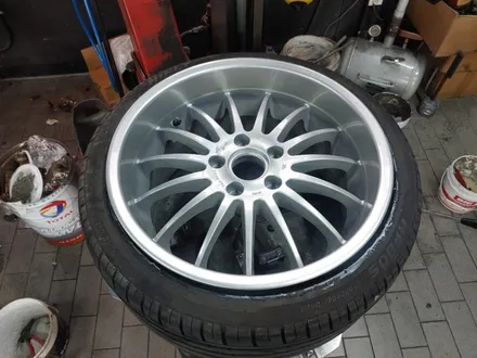 대전 휠복원 BMW 330CI 차량 실버 분체도장 / 대전 복용동