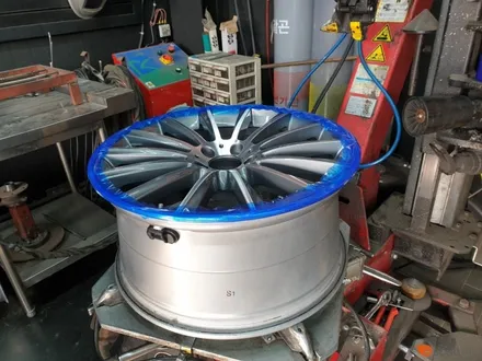 대전 휠수리 20인치 벤츠S350 다이아컷팅휠복원 / 대전 복용동