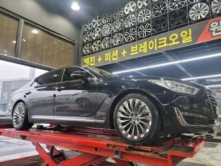 대전 휠복원 제네시스 EQ900 스퍼터링크롬 휠수리 봉타이어 / 대전 복용동