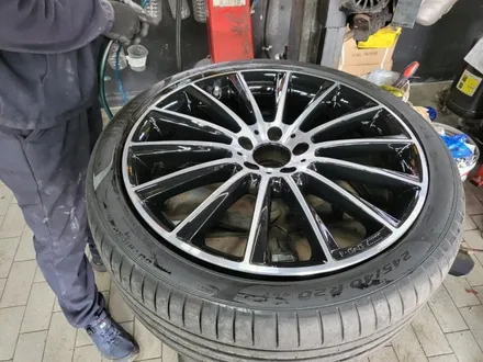 [대전 다이아컷팅] 벤츠S350 블랙폴리쉬 다이아컷팅휠수리 / 대전 복용동
