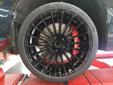 대전 휠복원 BMW 650i 블랙유광 휠도장 / 대전 복용동