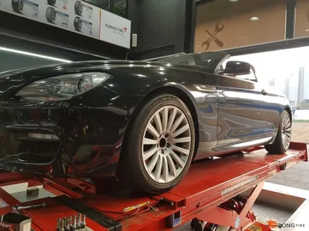 대전 휠복원 BMW 650i 블랙유광 휠도장 / 대전 복용동