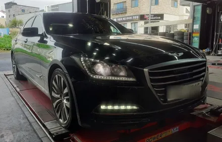 대전 봉타이어 장마철 포트홀 사고로 휠굴절 크랙 및 타이어손상 / 대전 복용동