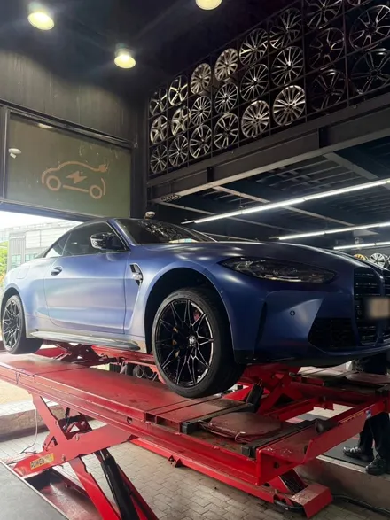 BMW M4 블랙유광 휠도색 & 한국타이어 벤투스 EVO 교체 작업 후기 대전 봉타이어 / 대전 복용동