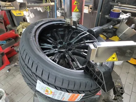 대전 휠도색 BMW 320D 블랙유광 분체도장 & 한국 V12EVO2 / 대전 복용동