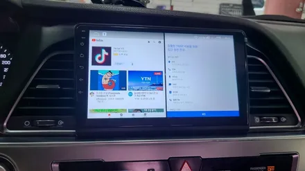 LF 소나타 안드로이드 Q 올인원 매립 카오디오 방문