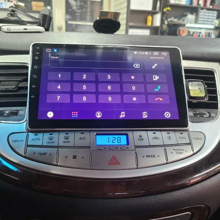 안드로이드 X플러스 네비 매립후 차가 달라졌어요.