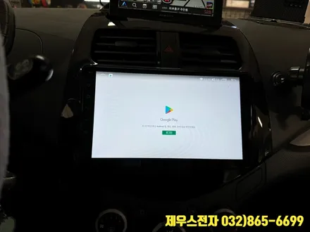 쉐보레 스파크 카나로 X PLUS 안드로이드 올인원 장착