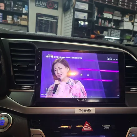 아반떼 AD 2015년 인천 안드로이드 올인원 네비 매립
