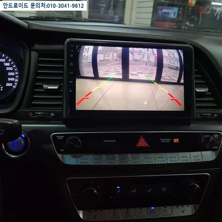 소나타 뉴 라이즈 차량 9인치 안드로이드 올인원 내비게이션으로 매립 교체한 후기
