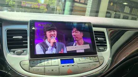제네시스 BM 카나로 X 플러스 안드로이드 내비게이션 매립 완료