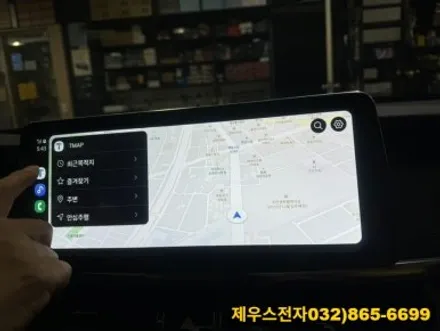 올 뉴 K5 오디오 탈거 후 12.3인치 안드로이드 올인원 내비게이션 매립 후방카메라 장착