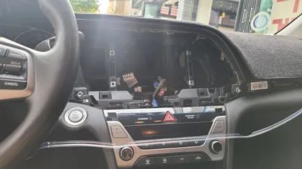아반떼 MD 안드로이드 올인원 카나로 X 플러스 내비게이션 매립