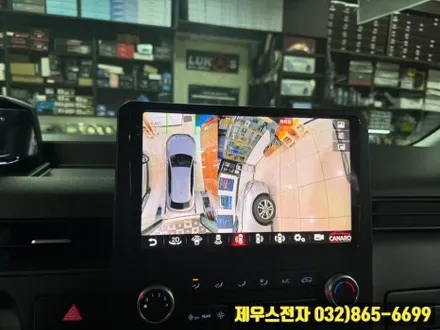 스타리아 안드로이드 올인원 어라운드 뷰 장착으로 간편한 주행