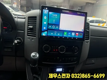 상업용 벤츠 스프린터 차량 13인치 카나로 안드로이드 올인원 매립한 후기