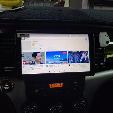 인천 내비 매립 장착할 수 있는 차량 코란도 C 안드로이드