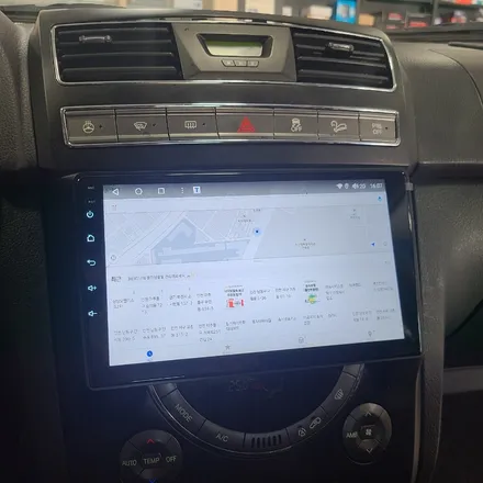 렉스턴W 안드로이드 올인원 네비게이션 장착