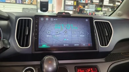 레이 안드로이드 올인원 내비게이션 설치 9인치 모니터