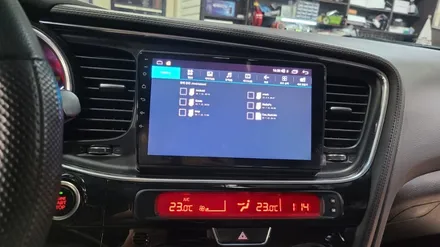 더 뉴 K5 안드로이드 올인원 카나로 X 플러스 교체 매립