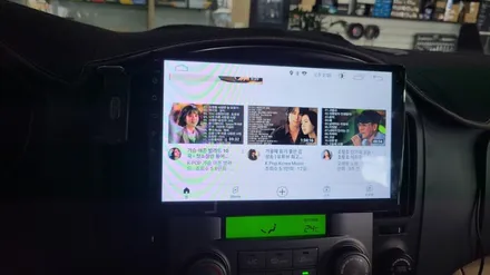 그랜드 스타렉스 안드로이드 매립 카나로 올인원 제품 설치