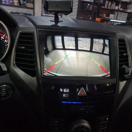 2017년식 티볼리 차량도 카나로 X 플러스 안드로이드 올인원으로 설치했어요.