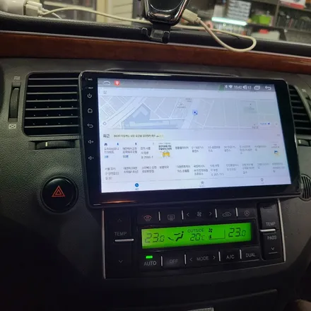 그랜저TG 인천 주안 카나로 안드로이드 올인원 내비 매립