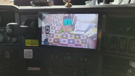 스카니아 트럭 안드로이드 올인원 카나로 X 플러스 내비 매립 카오디오 주안점에서