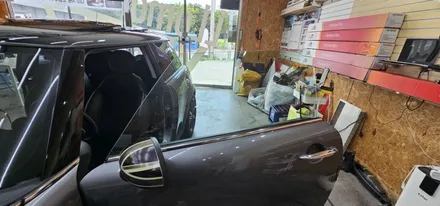 [계양썬팅]BMW 미니 1열 썬팅 재시공 후기 (루마버텍스 검단신도시 청년블랙박스) / 인천 계양구 오류동